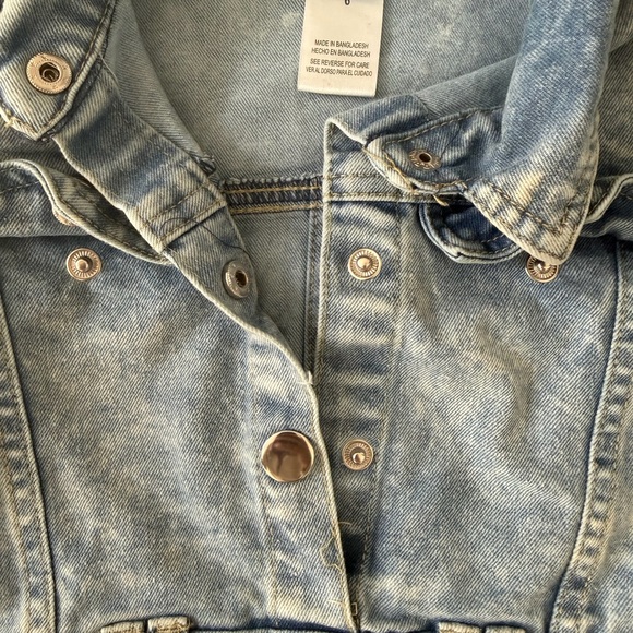 Rachel Zoe Light Blue Denim Kids Casual Dress - Picture 3 of 4